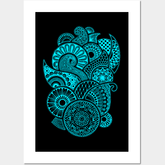Light blue mandala hot sale